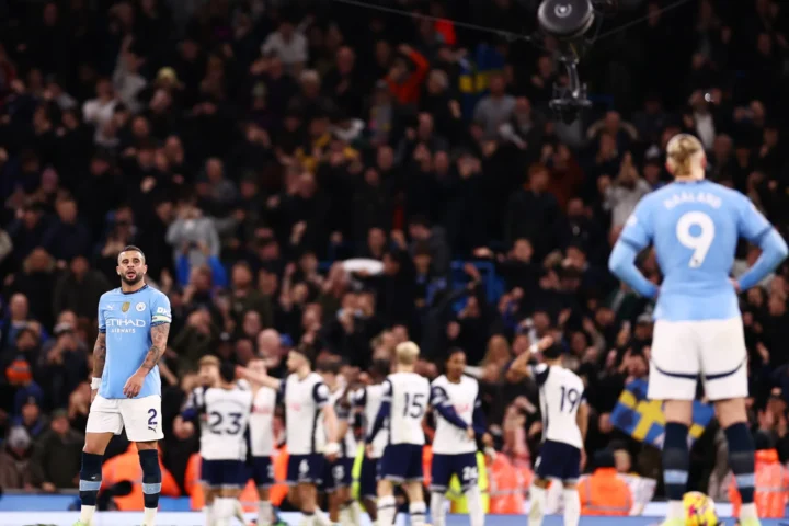Tottenham Hotspur vs Manchester City timeline