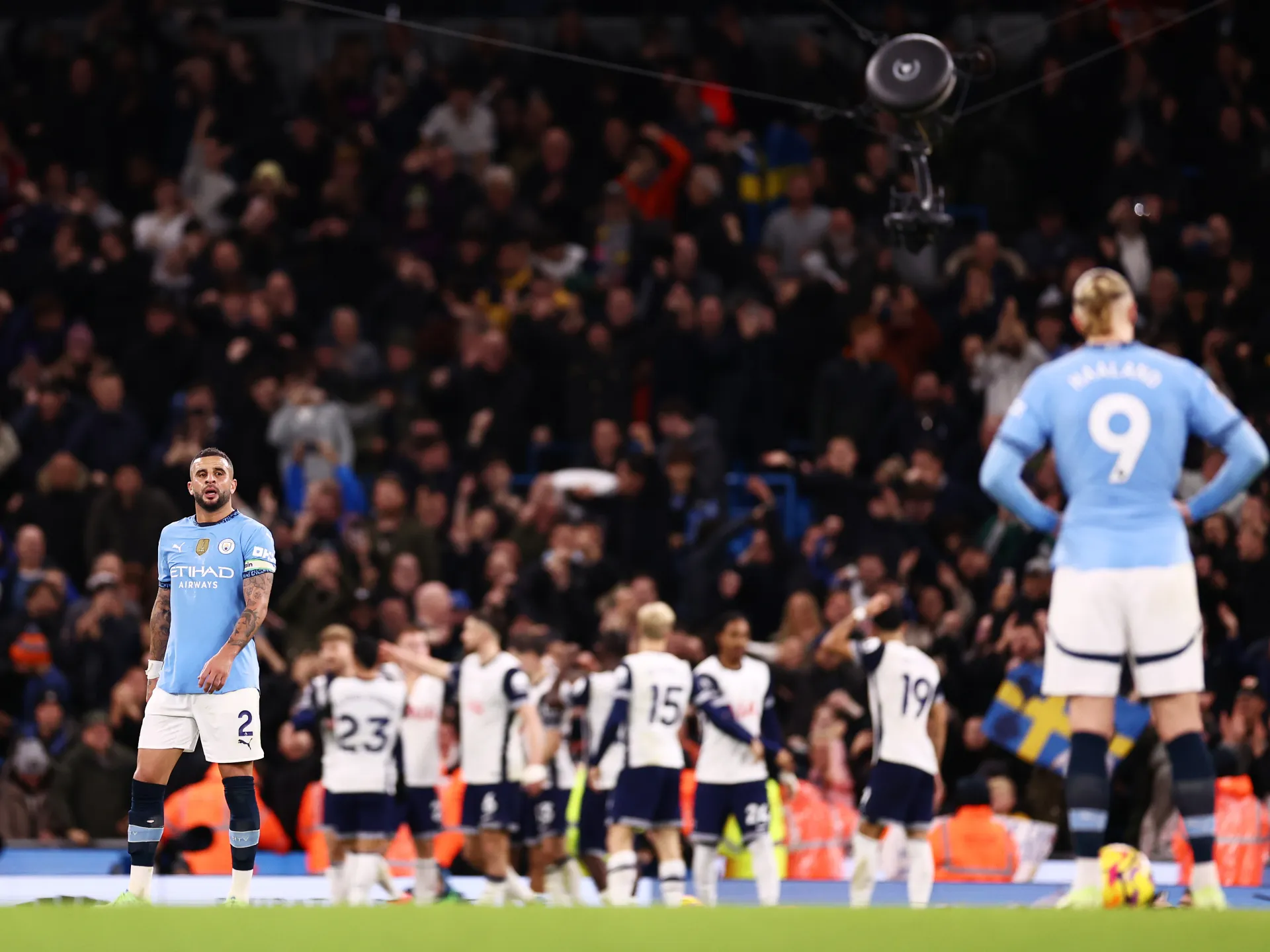 Tottenham Hotspur vs Manchester City timeline