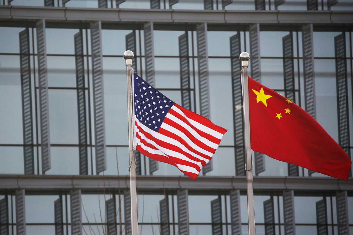 china and us flag